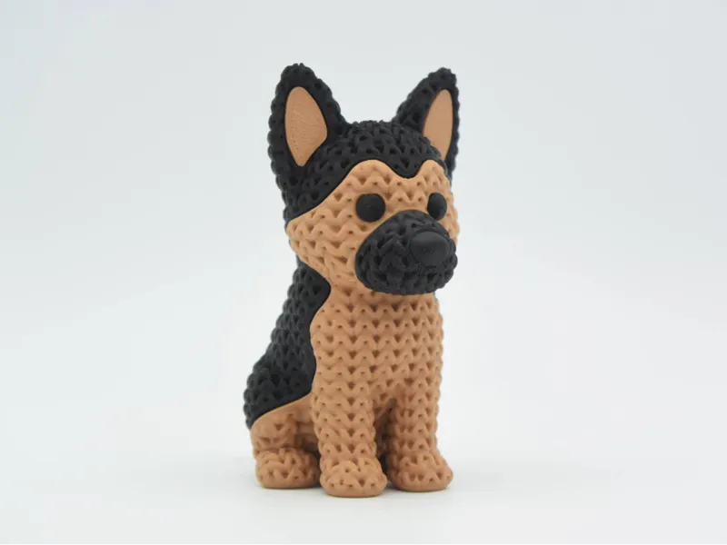 Chien Berger Allemand tricoté