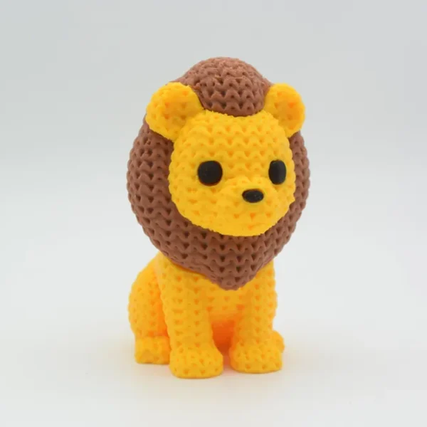 Lion tricoté