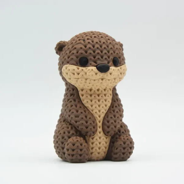 Loutre tricotée